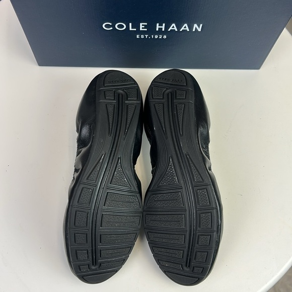 Cole Haan Womens Zerogrand Ballet 2 Black Leather Flats Size 6.5 w/ original box - Picture 8 of 9